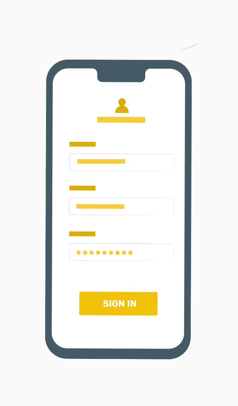 login form